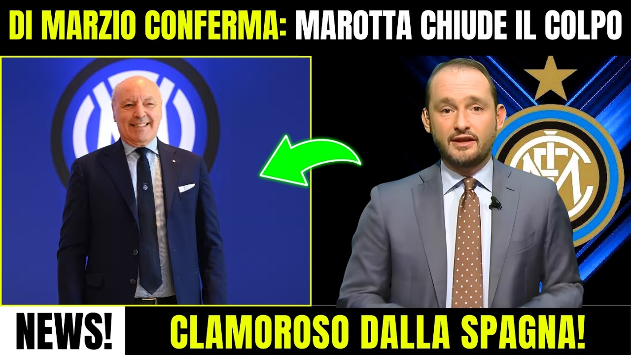 Mercato Inter🔥Di Marzio ha Confermato! Voce Shock dalla Spagna!💣