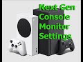 Xbox Series X|S / PC RGB / Resolution /  Refresh Rate Settings