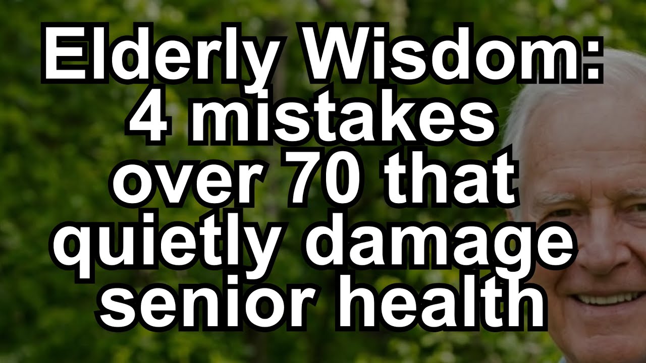 Senior Health Alert: Elderly Wisdom on 4 Morning Mistakes After Age 70! 