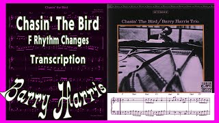"Chasin' The Bird (F Rhythm Changes)" Barry Harris transcription piano solo