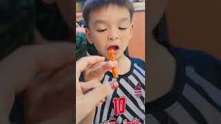 อร่อยมากกก #pool #funny #spiderman #baby #poolparty #icecream #cutebaby