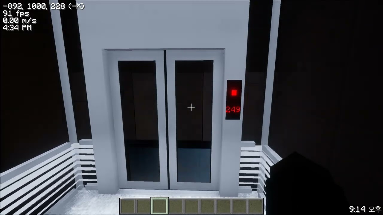 minecraft 500F elevator 2032m hight tower
