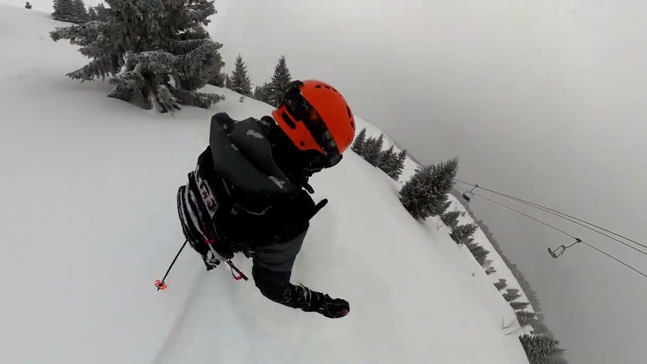 Alpe dHuez Off-piste Heli-ski Wow! - YouTube
