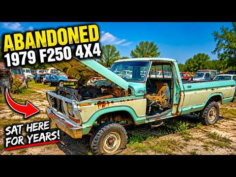 I Found This Rusted & Rare 79 Ford F-250 4x4 Abandoned in a Junkyard!