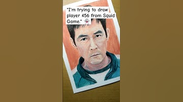 Drawing Seong Gi-hun, Player 456 Squid Game season 2. #art #squidgame #artist #shorts