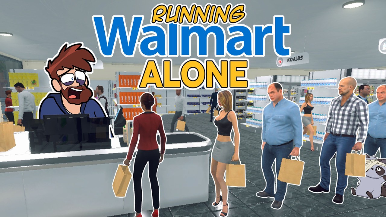 The NO EMPLOYEE Challenge in SUPERMARKET SIMULATOR