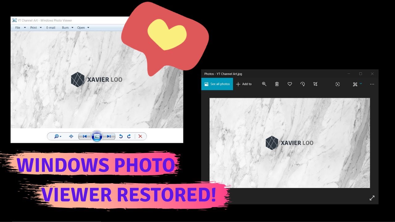 Restore Missing Windows Photo Viewer Windows 10