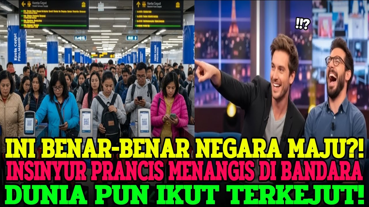 BENARKAH INI NEGARA MAJU” INSINYUR PRANCIS LIHAT GERBANG TIKET INDONESIA—DUNIA TERKEJUT!