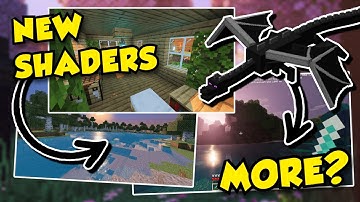 MINECRAFT IS FINALLY DROPPING A BIG UPDATE + BIG SHADER UPDATE