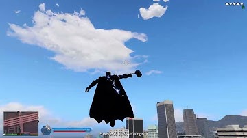 Batman script mod mixed with Thor script mod in GTA5