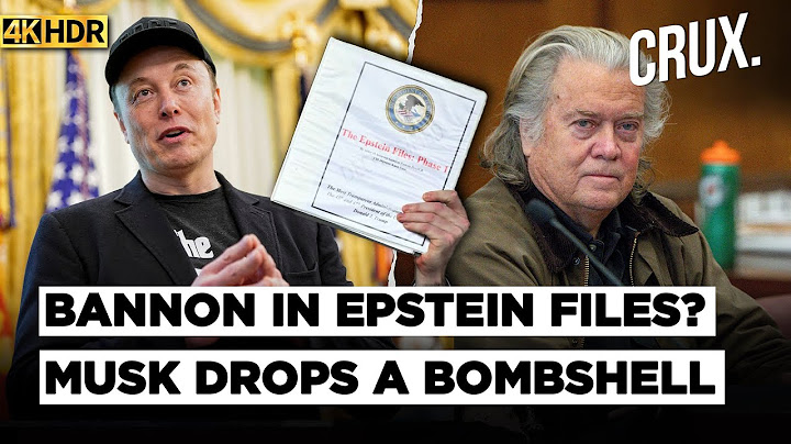"If He Won't Release..." Musk Dares Trump To Reveal Epstein Files, Names His Aide Steve Bannon | 4K