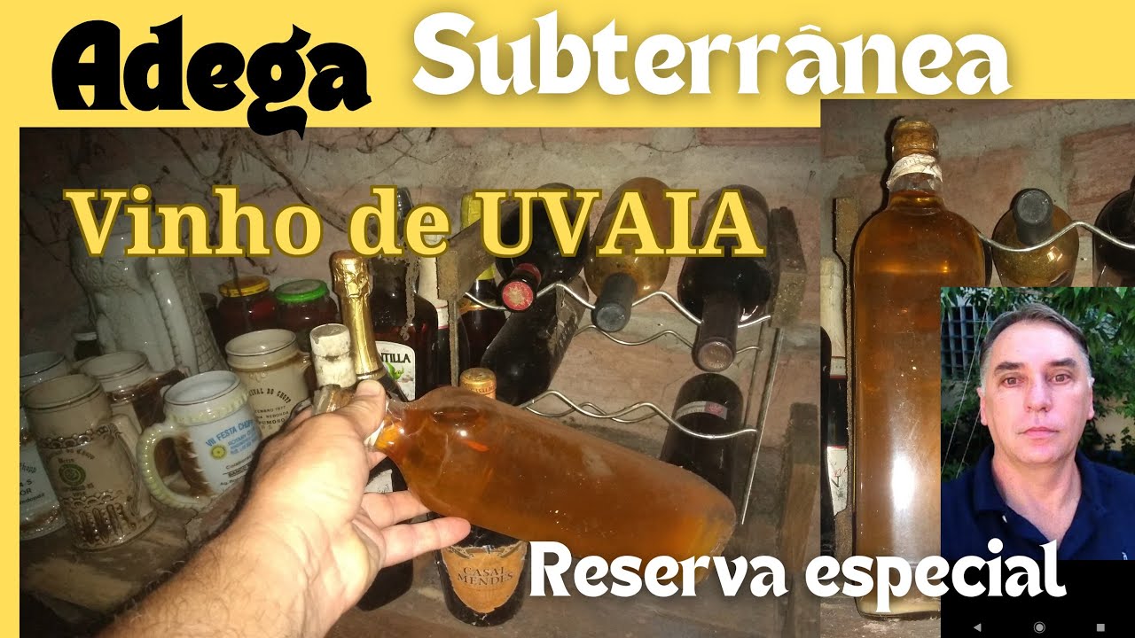 Vinho de UVAIA: Uma Reserva Especial Na Minha Adega Subterrânea.