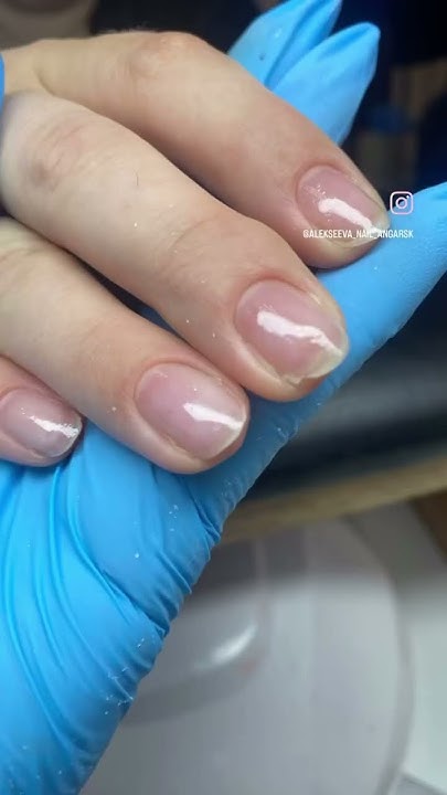 Кератиновое моделирование ногтей💅🏻 - YouTube