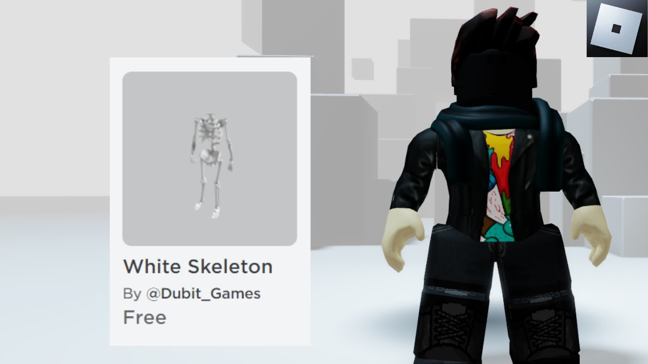 novo avatar de esqueleto gratuitamente no roblox #roblox #robloxx #bud