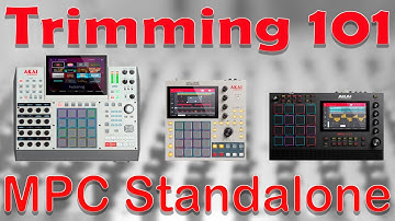 Akai MPC Tutorial Beginner 101. How to trim your samples & prepare for chopping in the MPC. 