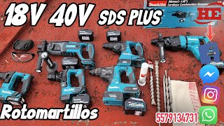 Nuevos Roto martillo 40v Makita XGT y Roto martillos 18v