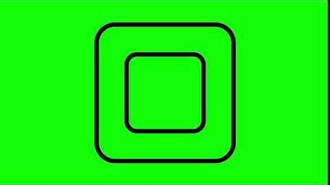 Animated Stop Icon on Green Screen With Pop-up Sound