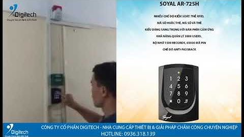 Digitech Media | Tính năng báo động của Soyal AR-725H