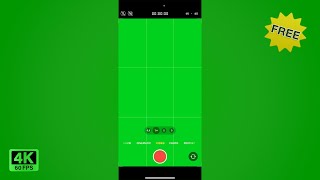 iPhone 14/15 Camera Recording 📱 Green Screen | Alpha Channel | 4K  Vertical [Free Download]