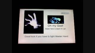[Brawl Hacks] Custom Strap Warning Menu (Master Hand)