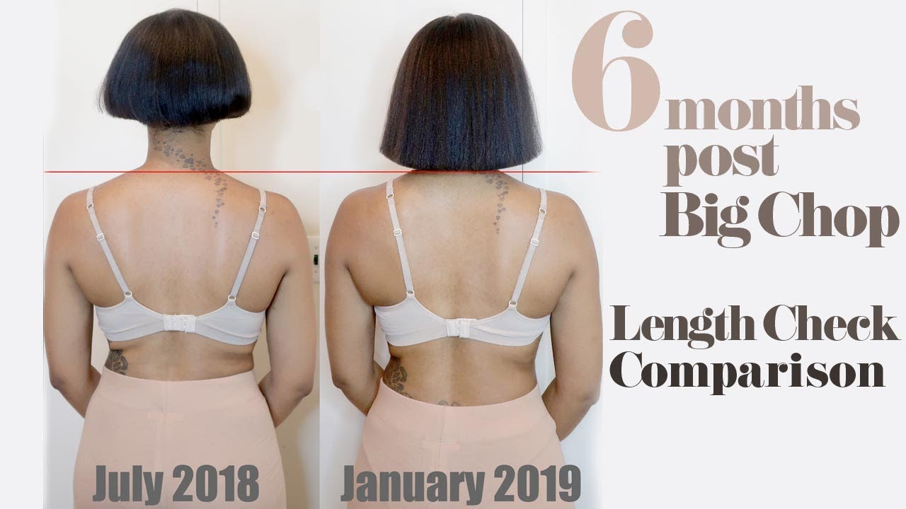 6 Month Natural Hair Update | Length Check Comparison