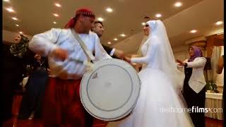 Energetic Lebanese and Arabian drummer entrance