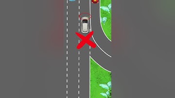 Use the turn signal correctly when entering the main road #driving #car #tips