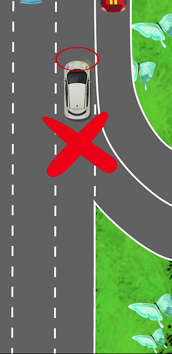 Use the turn signal correctly when entering the main road #driving #car #tips
