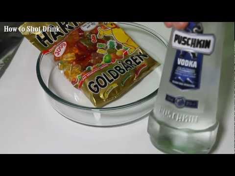 Comment faire des oursons gélifiés à la vodka – Les oursons Kamikaze