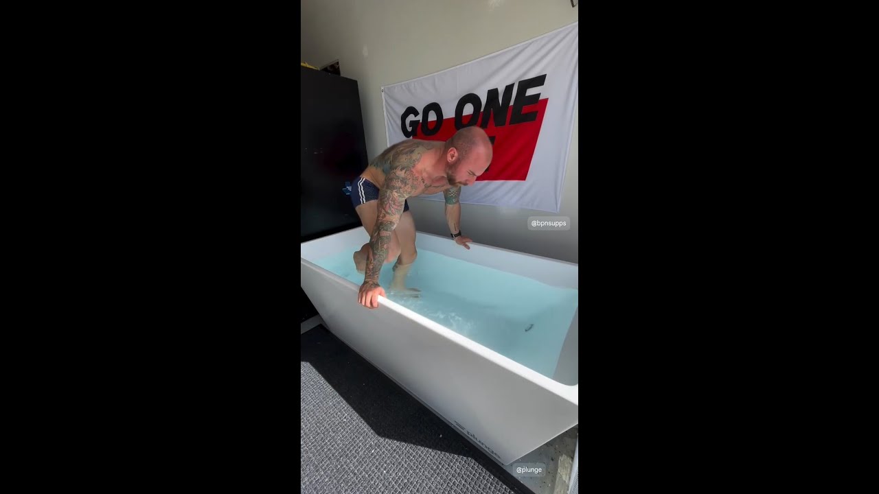 Chilling Out (Literally) in an Ice Bath 