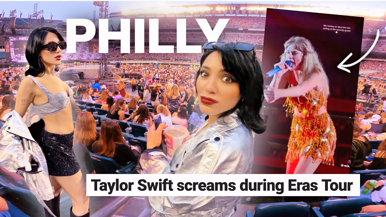 TAYLOR SWIFT ERAS TOUR VLOG *philly* (taylor yells at security) - YouTube