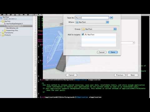 iOS Navigation View Controller Tutorial