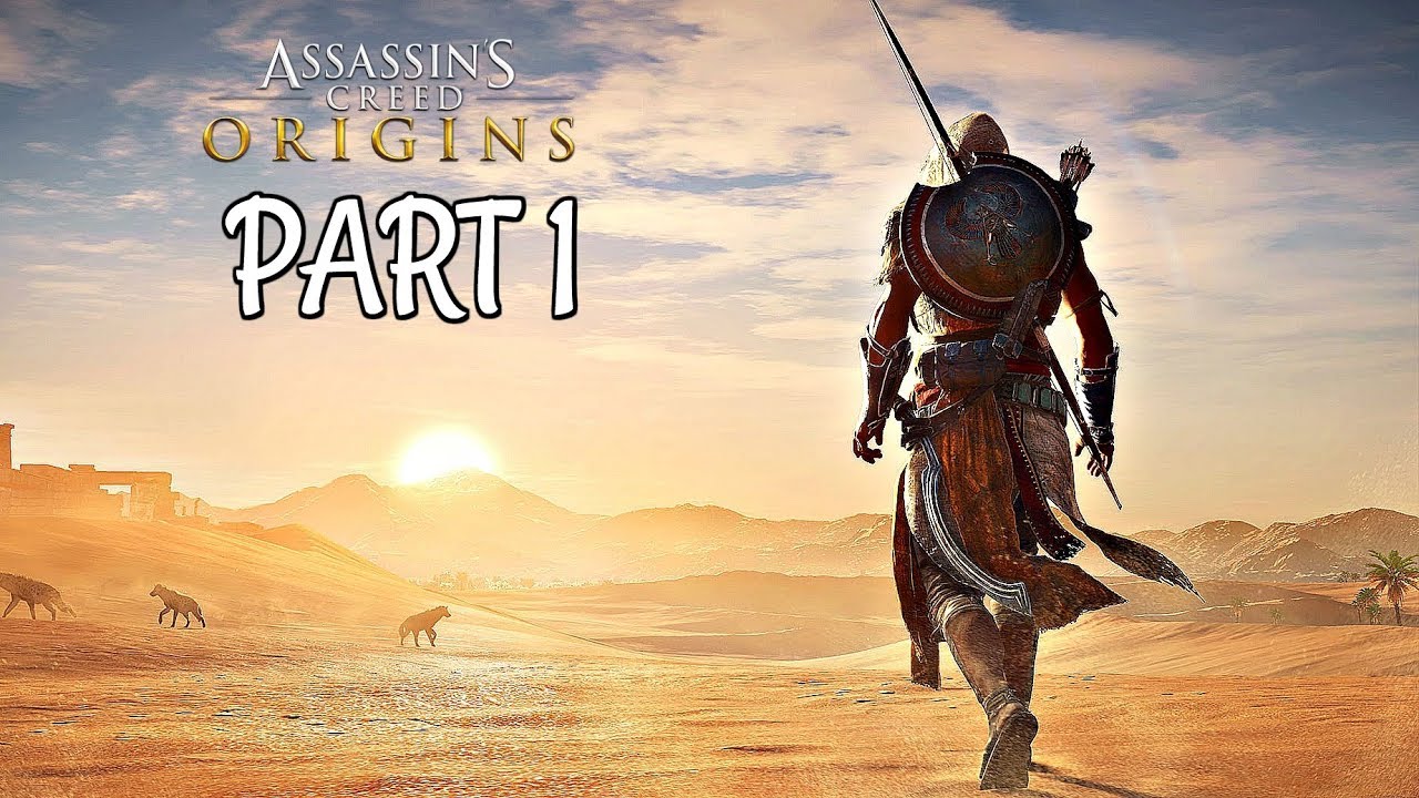 Assassin's Creed Origins 1 Hour of Live PS4 Gameplay 