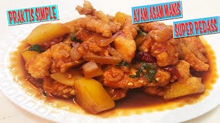 Ayam asam manis || Ayam krispi asam manis pedas nanas