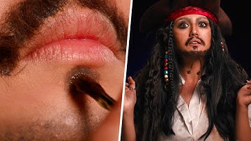 Jack Sparrow Makeup Transformation