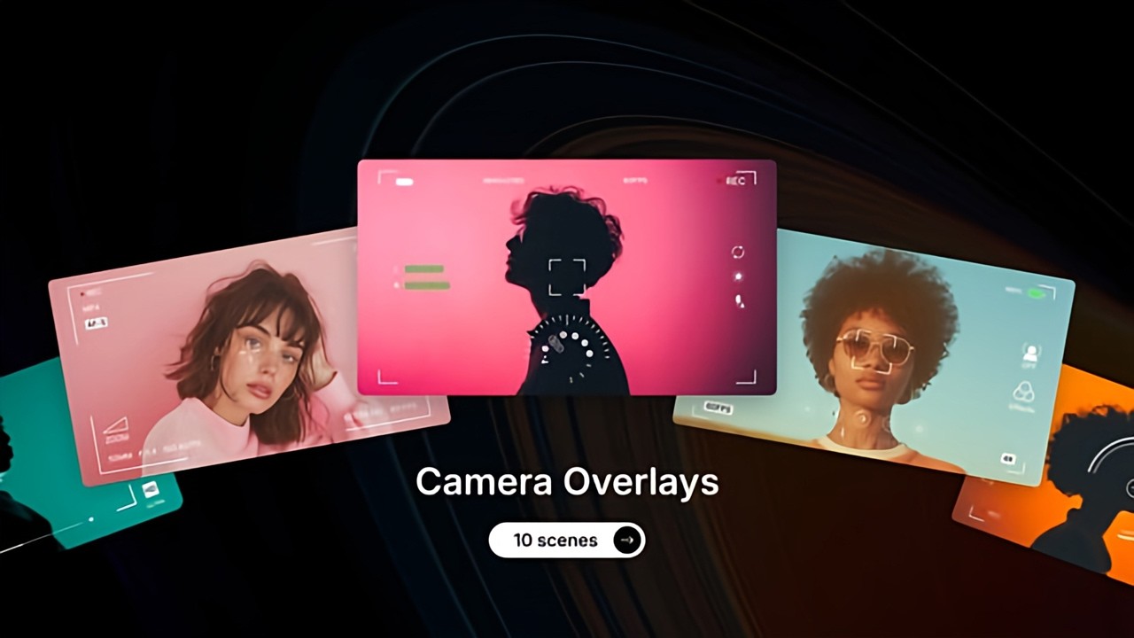 10 Viewfinder Camera Overlays - After Effects Template - YouTube
