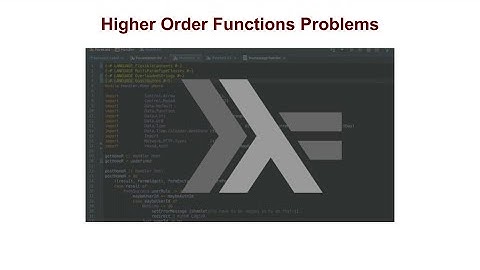 Higher Order Function Solved Problem - Haskell