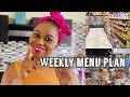 Ghanaian weekly meal planning | Ghanaian meals | Ghanaian food ideas | Meal planning tips