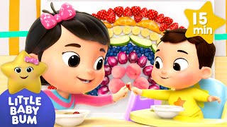 Rainbow Fruits Breakfast🍓🍊🍌🍏🫐 | Little Baby Bum | Kids Songs | Moonbug Mornings 🌞