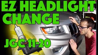 Jeep Grand Cherokee EZ Headlight Change (2011-2020)
