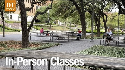 UT Continues with In Person Classes