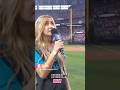 Ingrid Andress sang National Anthem DRUNK?!#sports #mlbb #homerunderby #ingridandress #usa #news