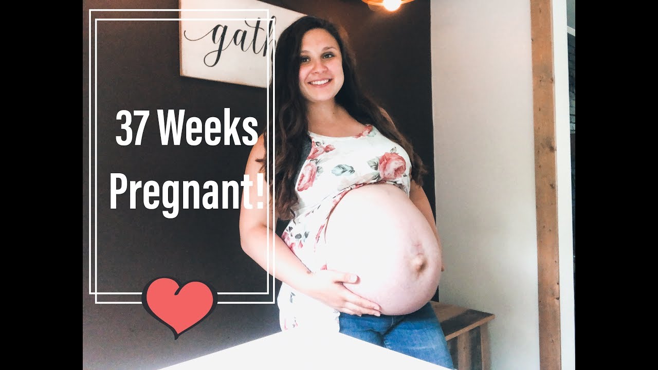 37 Week Pregnancy Update And Belly Shot 23 And Pregnant 2 Under 2 Third Trimester Youtube