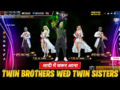 Twin Brothers Weds Twin Sisters ?? 😂😂 || #shorts #factfire #freefireprankvideo