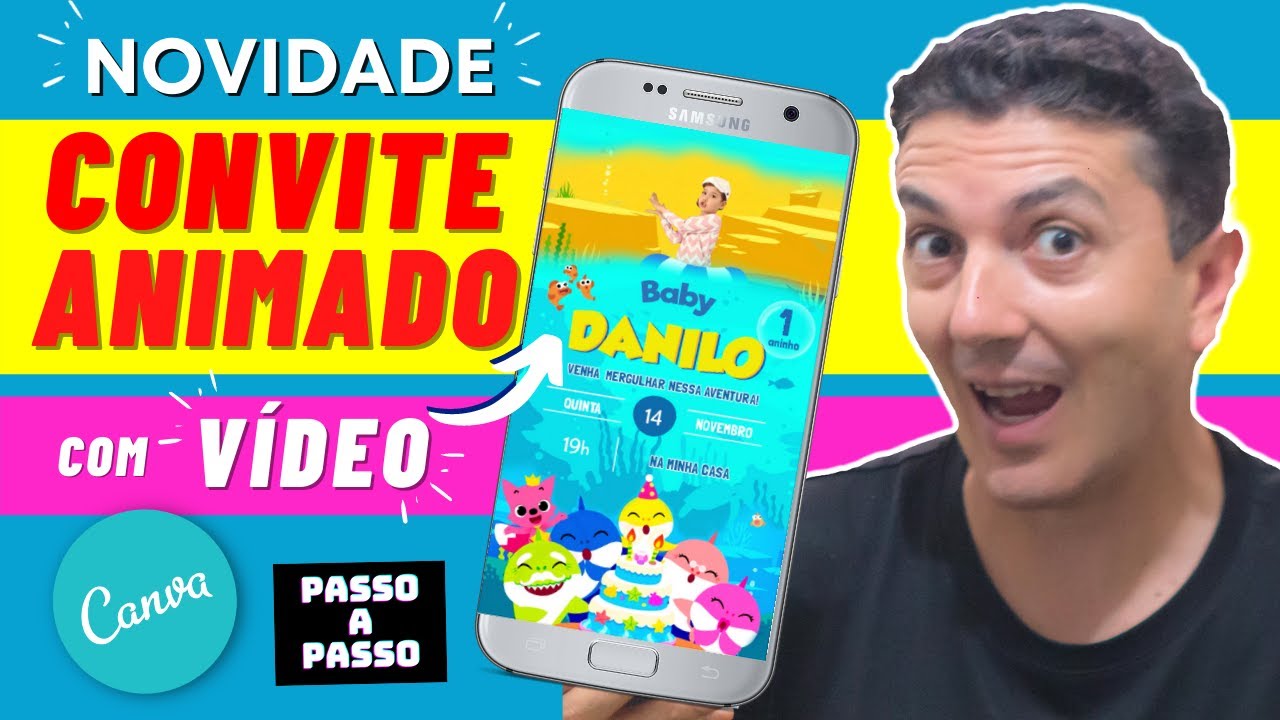 📝 Como fazer CONVITE VIRTUAL GRÁTIS para WHATSAPP 