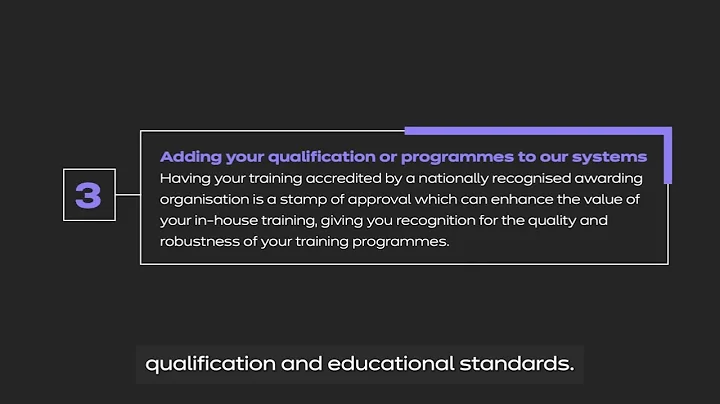 The accreditation process