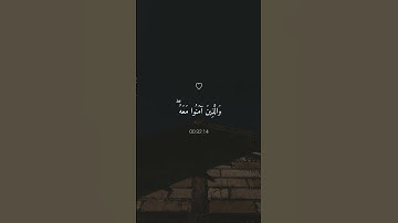 رَبَّنَا أَتْمِمْ لَنَا نُورَنَا وَاغْفِرْ لَنَاۖ  | تلاوة جميلة بصوت ماهر المعيقلي #ماهر_المعيقلي