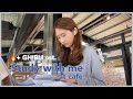 [Study with me] 한의대생과 장작🔥+지브리 음악 들으며 벚꽃 나무 카페에서 같이 공부해요📚 | 스터디윗미💡(80min/Real Time) | Korean Med