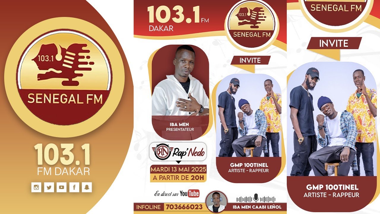 Suivez GMP 100tinel dans Rap Nedo - Par Iba Men| 13/05/2025