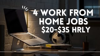 Multiple Work From Home Jobs | $20-35 Per Hour |Great Benefits | Job Links Below!
